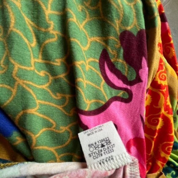 Voom by Joy Han Bohemian-Style Off-the-Shoulder Dress Women's Size Large 8-10 - Picture 9 of 10